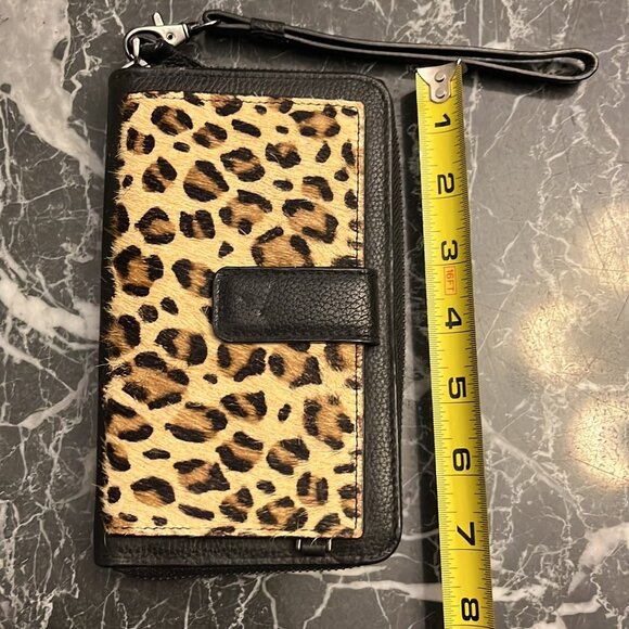 🌹Rachel Ray Authentic Brand Genuine Leather/Genuine Fur-Leopard print🌟 - Picture 6 of 6